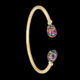FABERGE EMOTION MULTI-COLOURED OPEN-SET BANGLE 