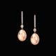 Fabergé Essence Rose Gold Diamond Pavé Egg  Drop Earrings 1188ea2300