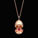 Fabergé Essence Rose Gold Ruby Heart Surprise Locket  1258FP2371