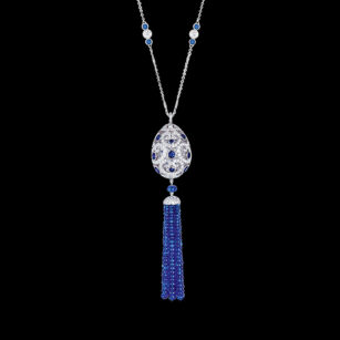 FABERGE Impératrice Sapphire Tassel Pendant