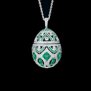 FABERGE ZENYA EMERALD PENDANT