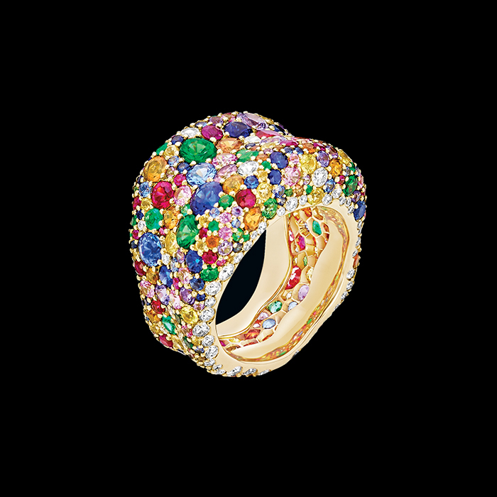 Silver Multi Coloured Cubic Zirconia Ring | 0127166 | Beaverbrooks the  Jewellers