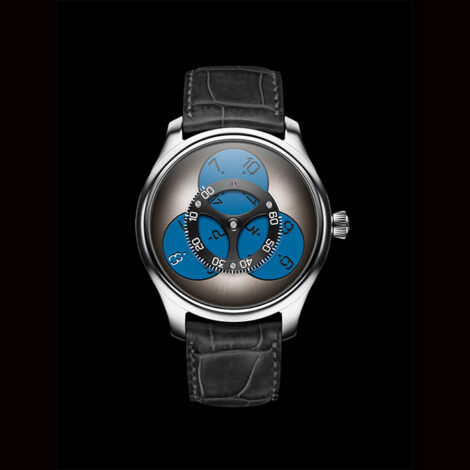 H.MOSER & CIE, ENDEAVOUR FLYING HOURS SUPERLUMINOVA® BLUE 1806-0202