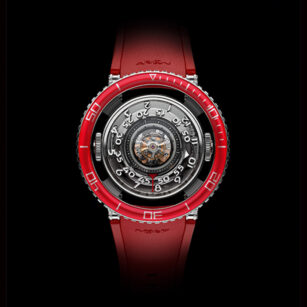 MB&F HOROLOGICAL MACHINE N°7 PLATINUM RED