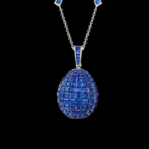 FABERGE MOSAIC SAPPHIRE PENDANT