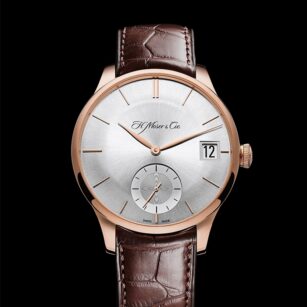 H.MOSER VENTURER BIG DATE SILVER 2100-0400