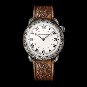 Ralph Lauren Western Collection 45 mm – Engraved Sterling Silver  RLR919701