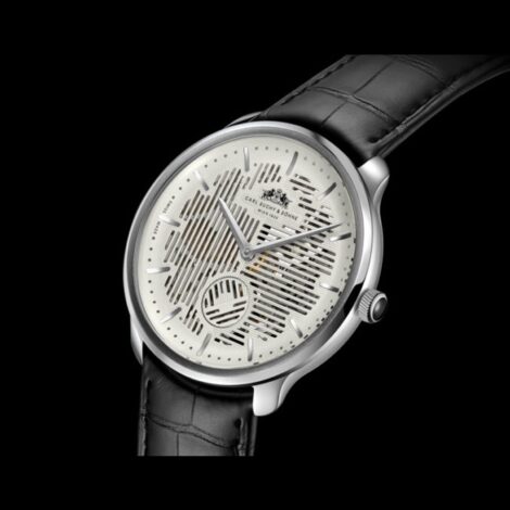 Carl Suchy & Sôhne WALTZ N°1 SKELETON, white open dial