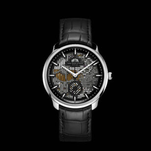 Carl Suchy & Söhne WALTZ N°1 skeleton, black open dial