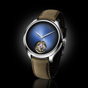 H.Moser & Co. Concept tourbillon funky blue