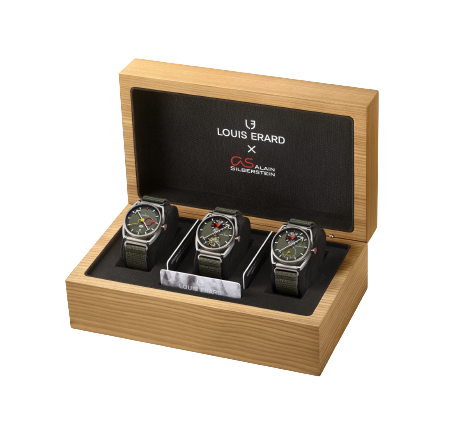 Le Triptyque Louis Erard x Alain Silberstein Khaki