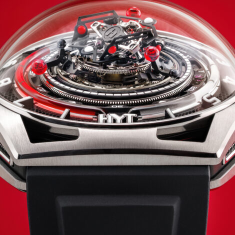 HYT CONICAL TOURBILLON TITANIUM RED PIECE UNIQUE IN COLLABORATION WITH CHRONOPASSION