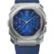 BULGARI Octo finissimo chronograph GMT Blue/Rubber 103889