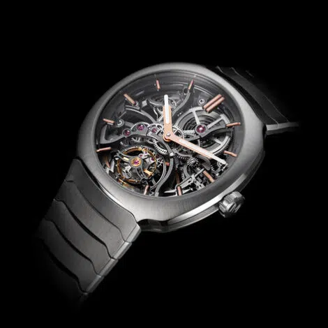 H.Moser & Cie Streamliner Tourbillon Skeleton 6814-1200