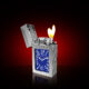 Master Lighter Franck Muller X ST Dupont blue signature of Franck Muller.