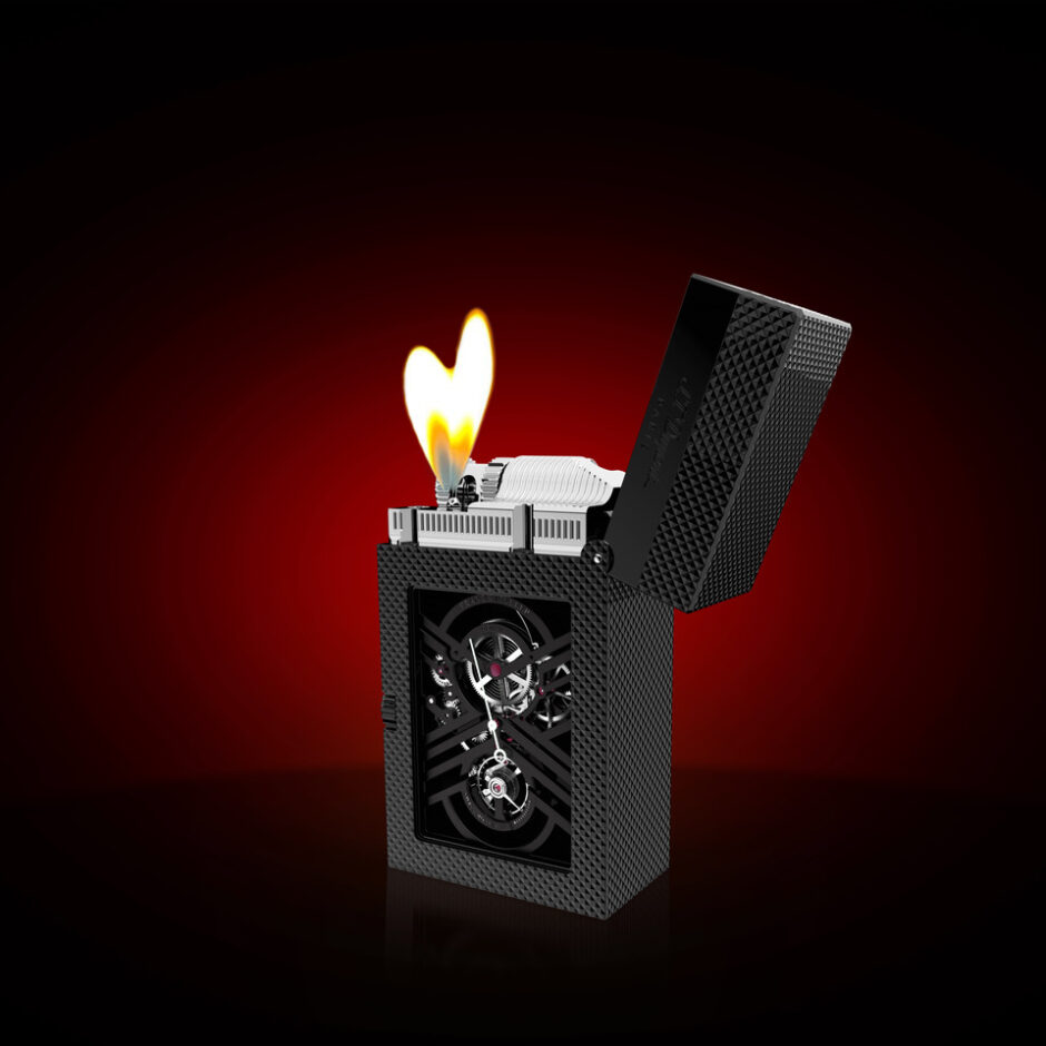 master lighter movement open black