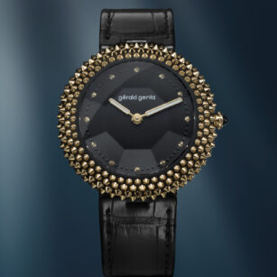 Gérald Genta Gentissima Oursin Edition Titanium DLC and Yellow Gold