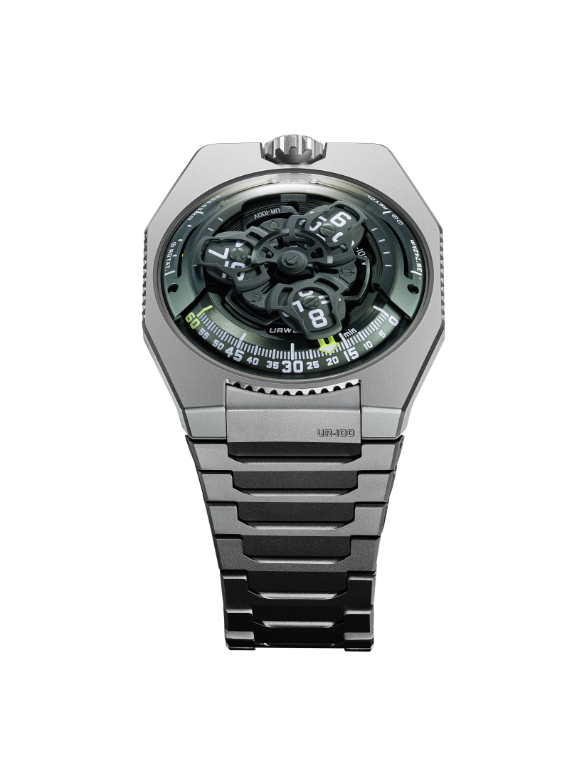 URWERK UR-100V Hunter Green - Chronopassion