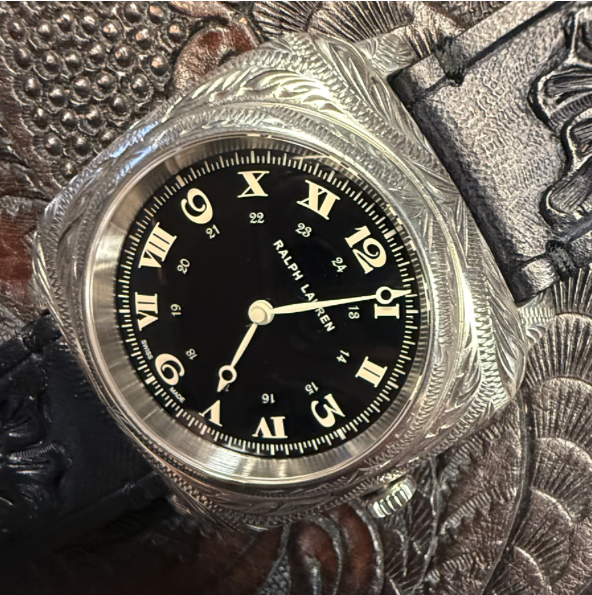 Ralph Lauren American Western Black Dial 468942831001
