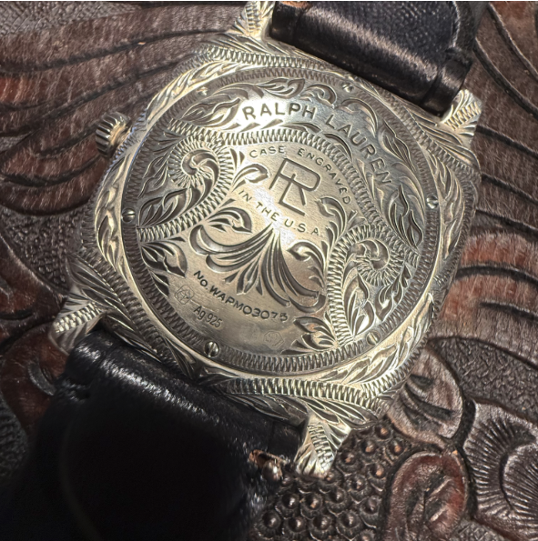 Ralph Lauren American Western Black Dial 468942831001