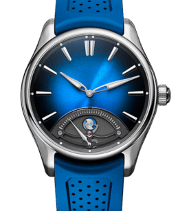 H.MOSER & Cie PIONEER RETROGRADE SECONDS MIDNIGHT BLUE 3250-1200