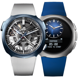 H. Moser & Cie. x Alpine Motorsports: two Streamliners 6700-1200 and 6DI0-1200