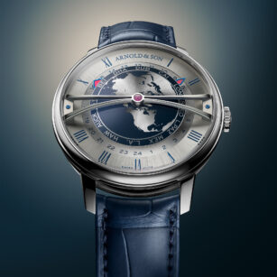 Arnold & Son Globetrotter 42 Steel Strand Blue Edition  1WTBS.K01A.C0263S