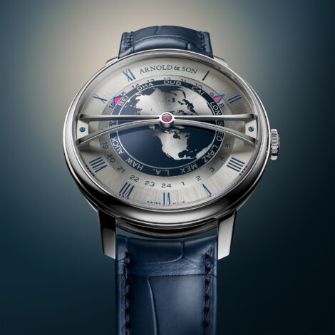 Arnold & Son Globetrotter 42 Steel Strand Blue Edition  1WTBS.K01A.C0263S