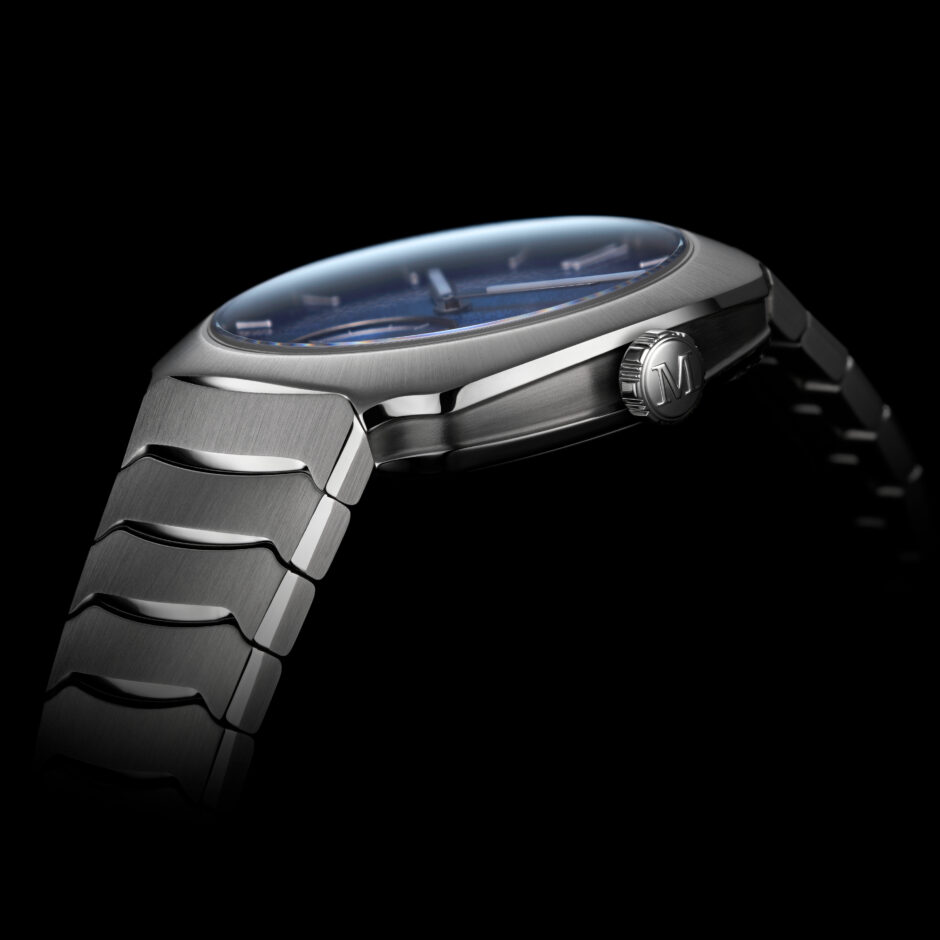 hmoser 6500 1200 streamliner small seconds st aquablue detail case b