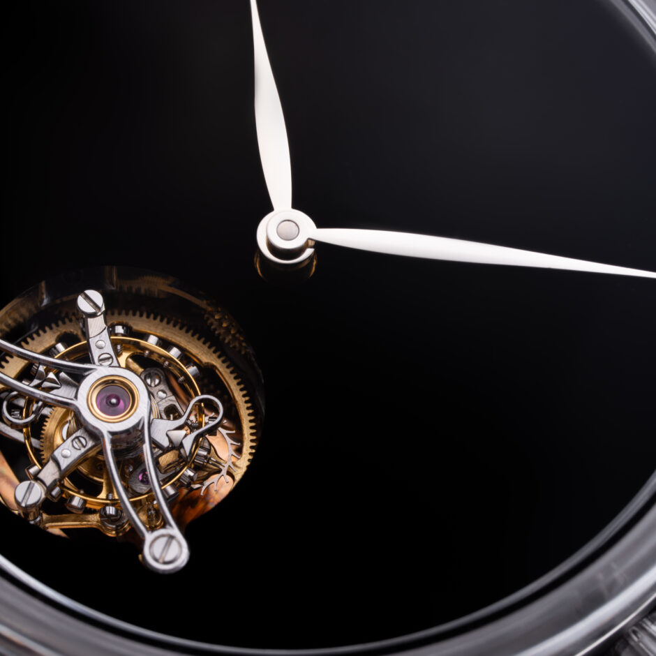 H.MOSER & CIE VENTURER TOURBILLON SAPPHIRE Vantablack® PIECE UNIQUE