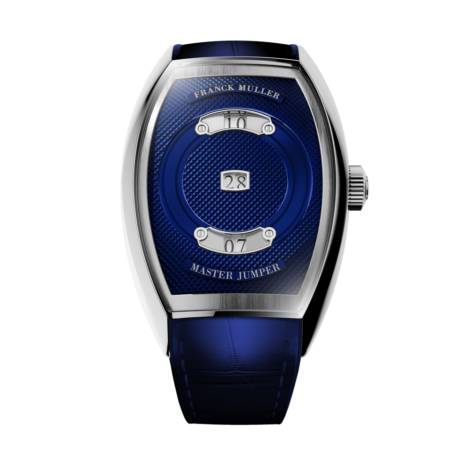 Franck Muller Curvex CX Master Jumper steel  blue dial CX 38 MJ AC ACBR