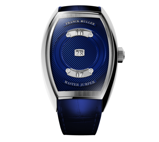 Franck Muller Curvex CX Master Jumper steel  blue dial CX 38 MJ AC ACBR