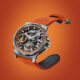 Angelus Flying Tourbillon Skeleton Titanium Orange Edition