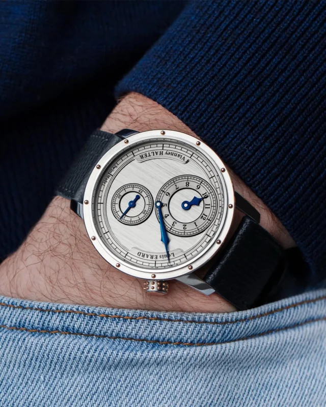 @louiserardofficial available @chronopassion authorized retailer 
・・・
#LouisErardxVianneyHalter: a mechanical gauge on your wrist