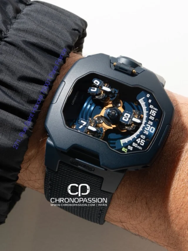 The new UR-120 Blue Planet by URWERK has landed, in Paris.
The final chapter of one of the most iconic satellite-hour watches ever created.
A deep cosmic blue, gold accents, and the mesmerizing Vulcan salute mechanism make this limited edition of 20 pieces one of the most theatrical creations ever produced by URWERK.
Powered by the spectacular UR-20.01 automatic calibre, the UR-120 Blue Planet transforms time display into kinetic science fiction.
Now available at Chronopassion, official authorized retailer of URWERK in Paris since 2003.
#URWERK #UR120 #BluePlanet #Chronopassion #IndependentWatchmaking SatelliteHours LuxuryWatches HauteHorlogerie WatchCollector